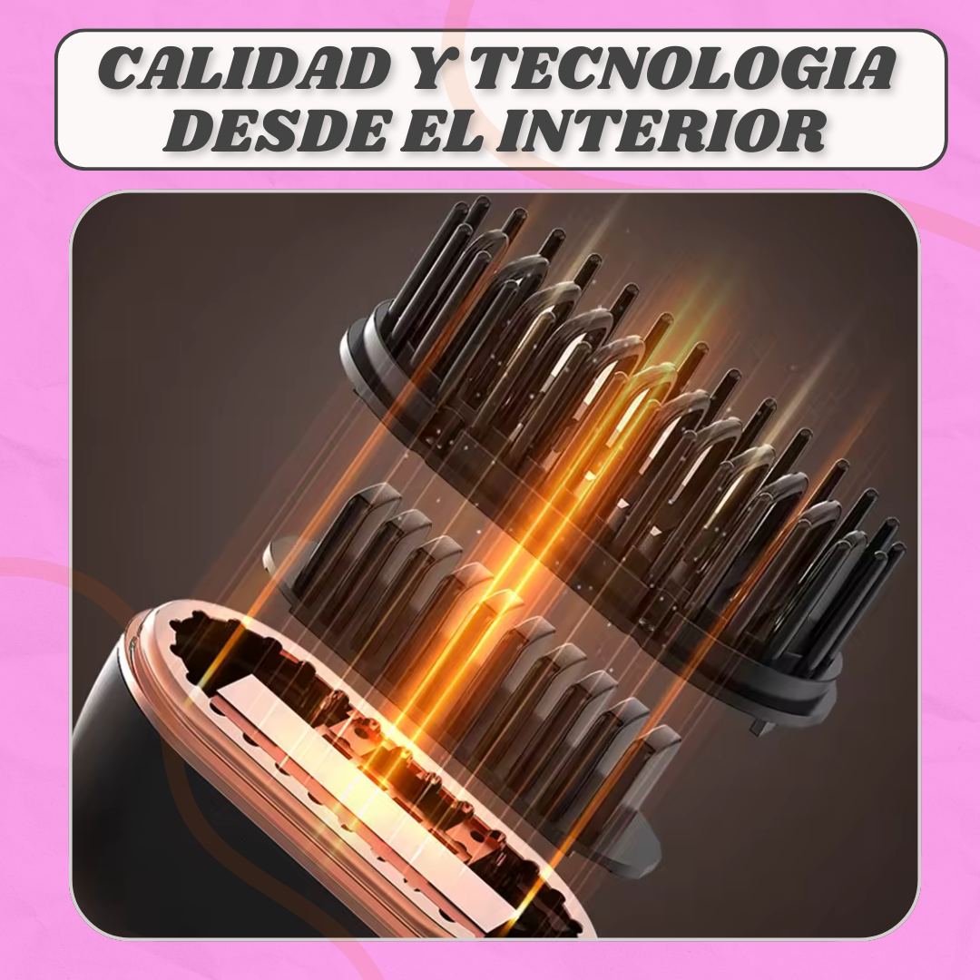 Peine Alisador Portátil con Heat Control