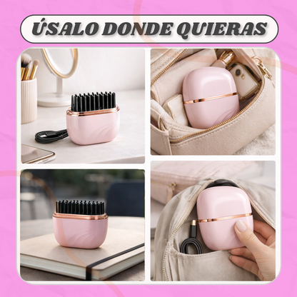 Peine Alisador Portátil con Heat Control