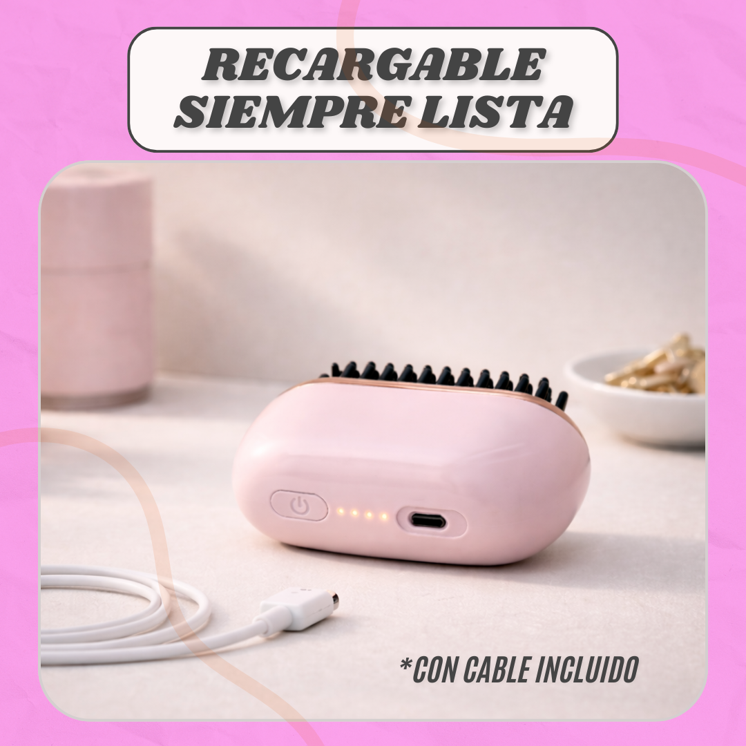 Peine Alisador Portátil con Heat Control