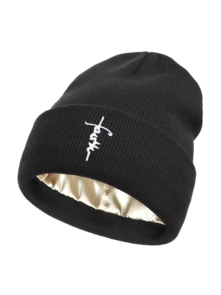 Beanies con Interior de Satin con Logo